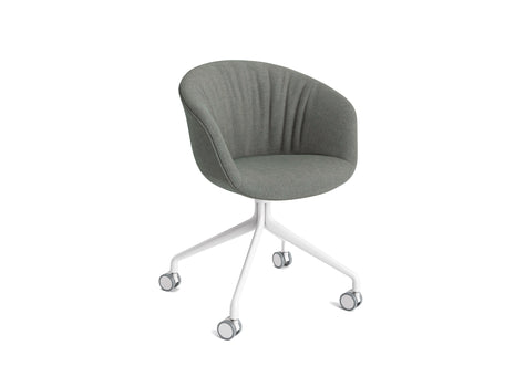 About A Chair AAC 25 Soft by HAY -  Atlas 931 / White Powder Coated Aluminium