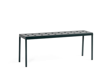 Length: 119.5 cm / Anthracite / Balcony Outdoor Bench by HAY
