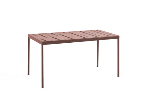 Iron Red / L144 cm / Balcony Outdoor Dining Table by HAY
