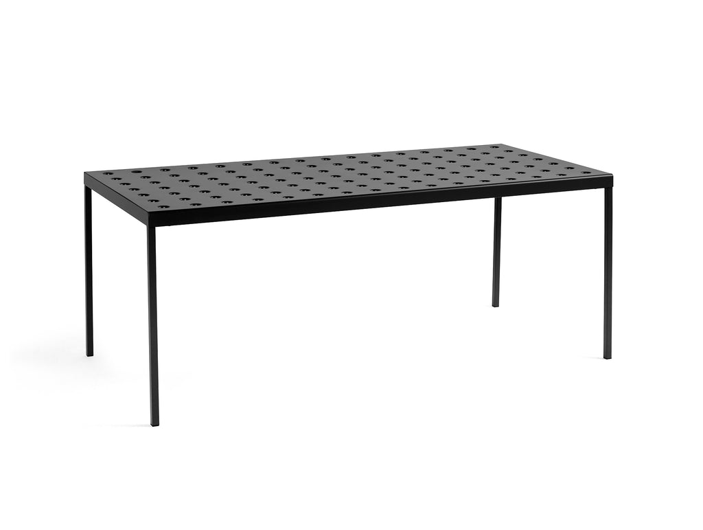 Anthracite / L190 cm / Balcony Outdoor Dining Table by HAY