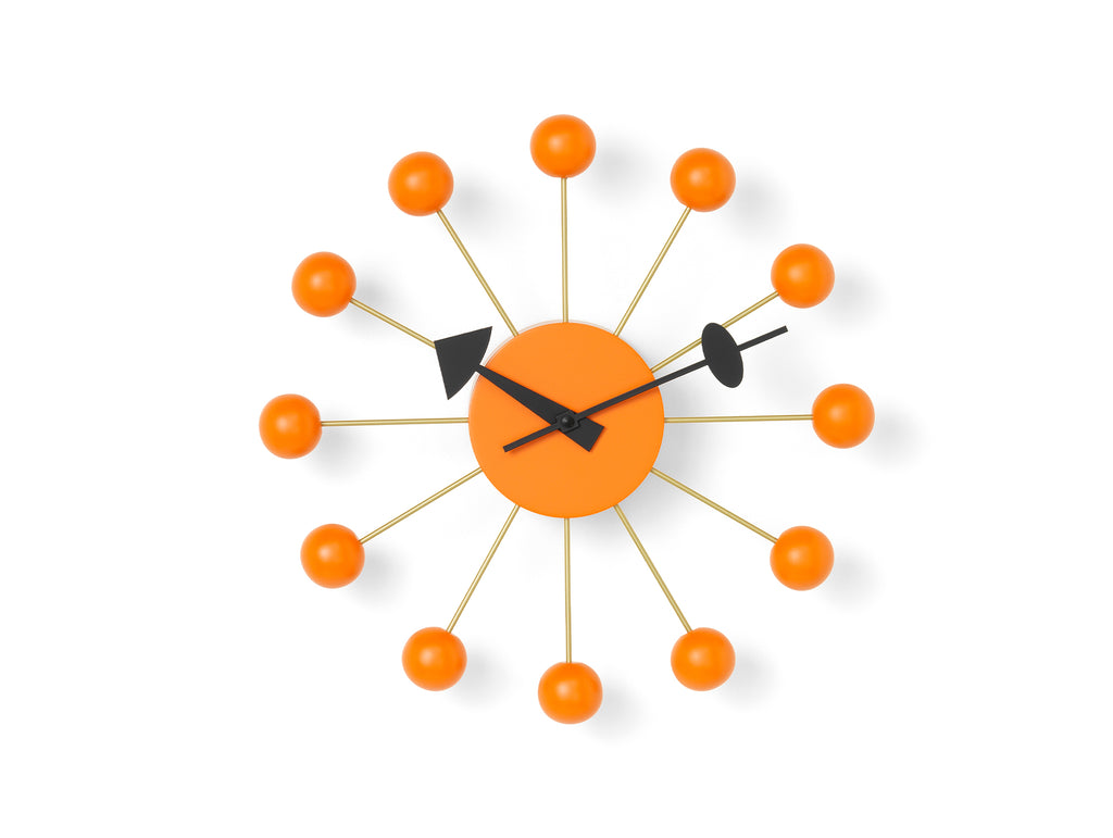 George Nelson Ball Wall Clock by Vitra - Orange