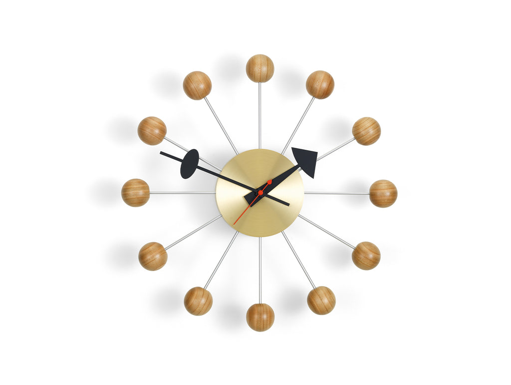 George Nelson Ball Wall Clock by Vitra - Cherry