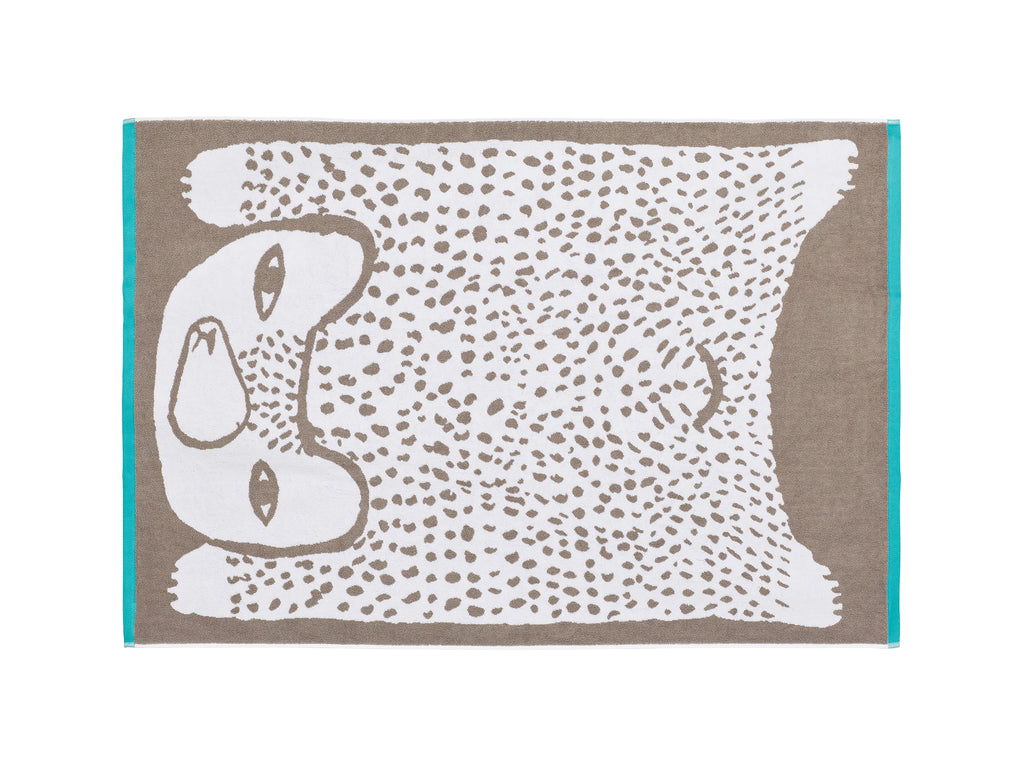 Grey Bear Sheet Towel by Donna Wilson