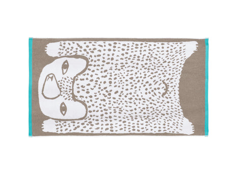 Grey Bear Bath Towel by Donna Wilson