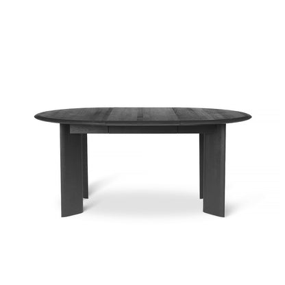 Black Oiled Oak Bevel Extendable Table (117 - 167 cm) by Ferm Living