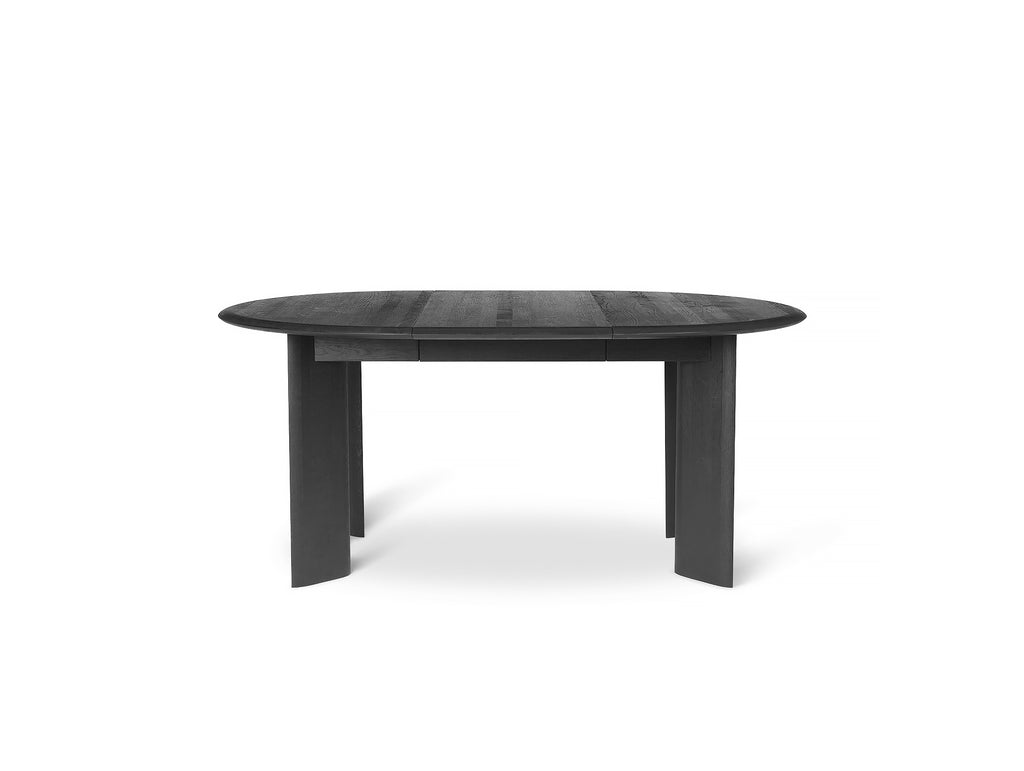 Black Oiled Oak Bevel Extendable Table (117 - 167 cm) by Ferm Living