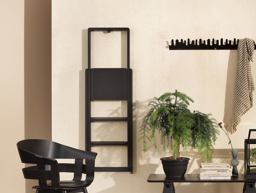 Black Stained Oak Step Ladder by Design House Stockholm