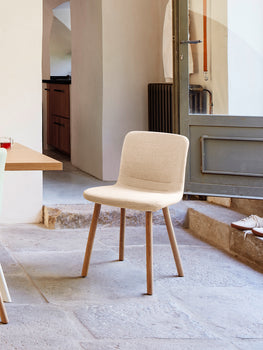 HAL Soft Wood Chair by Vitra - Natural Oak Base - Plano 20 Tobacco / Cream White (F30)