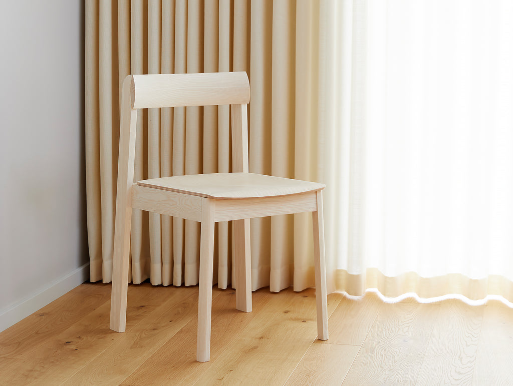 Blueprint Chair - White Oiled Ash - Form & Refine