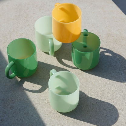 Borosilicate Mugs - Set of 2 (Jade)