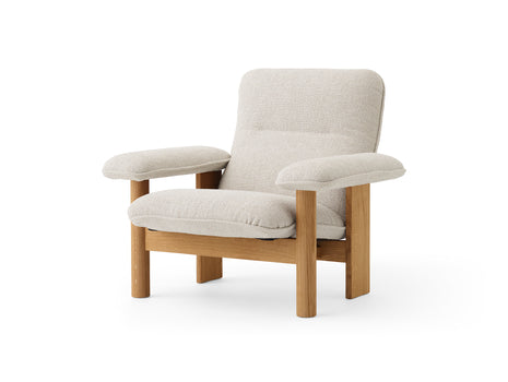 Brasilia Lounge Chair / Oiled Oak / Moss 011 by Menu