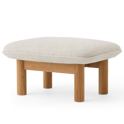 Brasilia Ottoman / Oiled Oak / Moss 011 by Menu