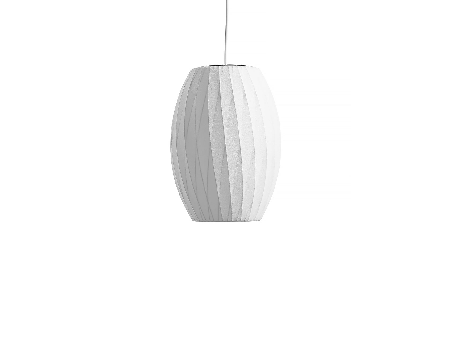 George Nelson Small Cigar Crisscross Bubble Pendant Lamp by HAY