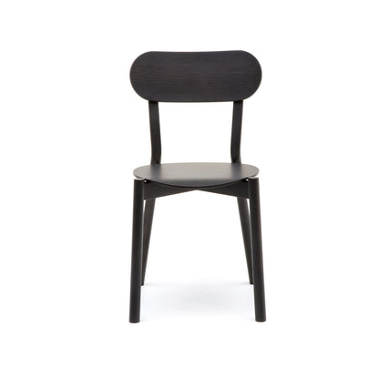 Castor Chair Plus by Karimoku New Standard - Black Painted Oak