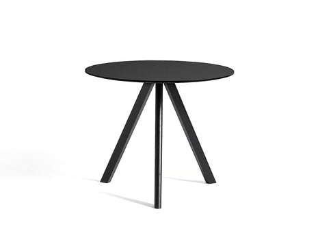 HAY CPH 20 Dining Table - Black Lino / Black Oak / 90 cm