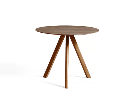 HAY CPH 20 Dining Table - Water Based Lacquered Walnut / Water Based Lacquered Walnut / 90 cm