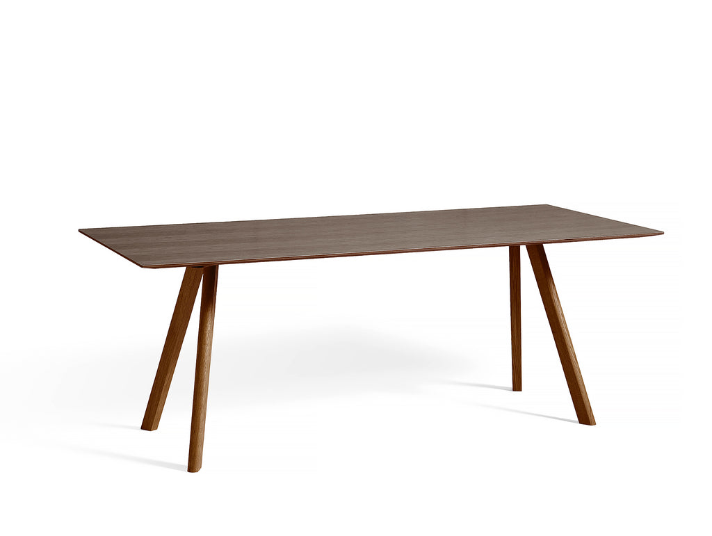 Copenhague Dining Table CPH30 by HAY / 90 x 200 cm / Walnut top / Walnut base (water based lacquer).