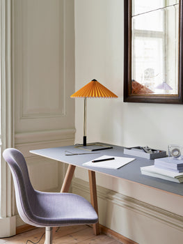 Copenhague Desk CPH90 by HAY - Grey Linoleum / Soaped Oak