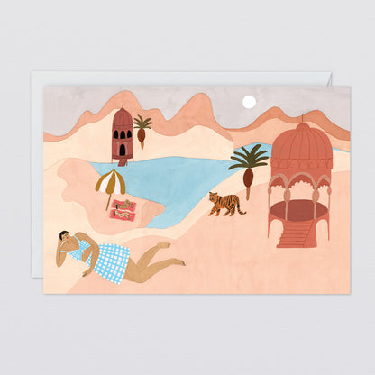 'Desert Beach' Art Card