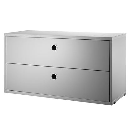 String System Drawers - Wide - Grey