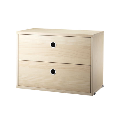 String System Chest with 2 Drawers