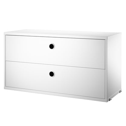 String System Drawers - Wide - White