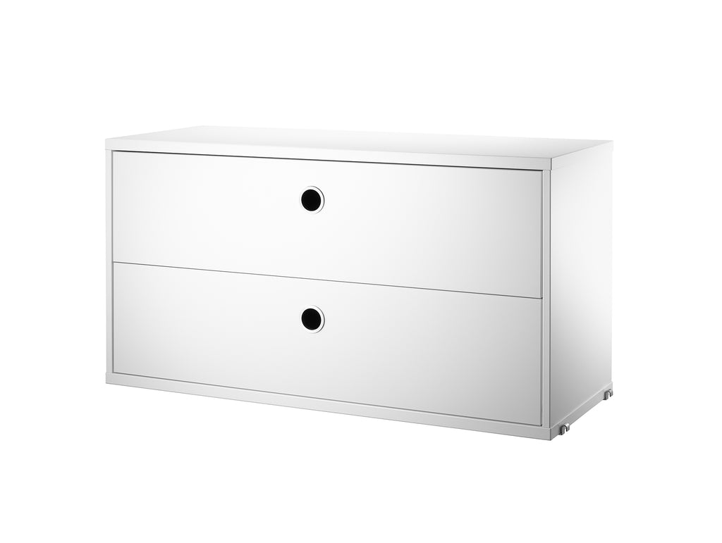 String System Drawers - Wide - White