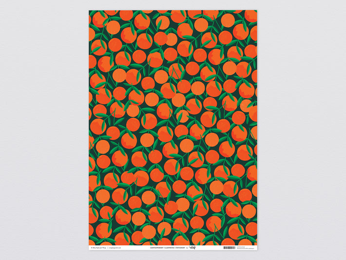Clementines Wrapping Paper by Wrap