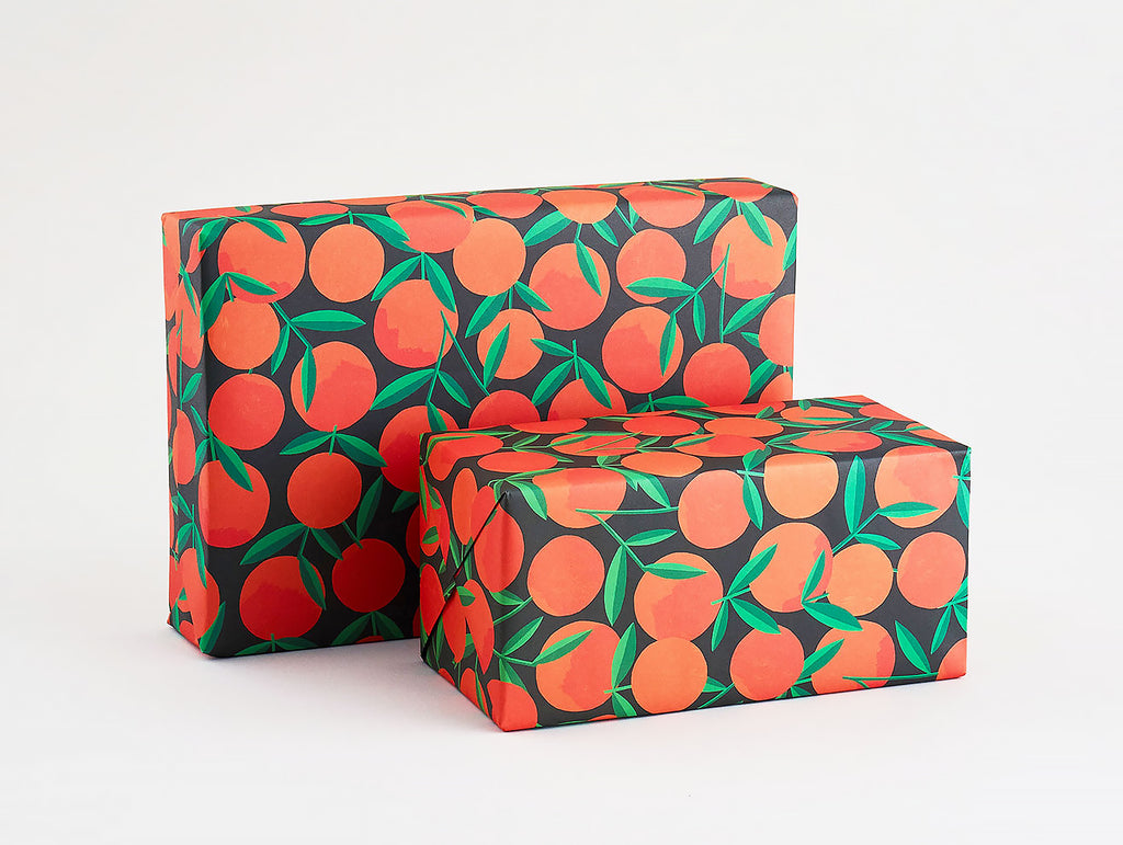 Clementines Wrapping Paper - x 3 Sheets by Wrap