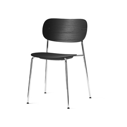Co Dining Chair by Menu - Without Armrest / Chromed Steel / Black  Oak