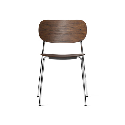 Co Dining Chair by Menu - Without Armrest / Chromed Steel / Dark  Oak