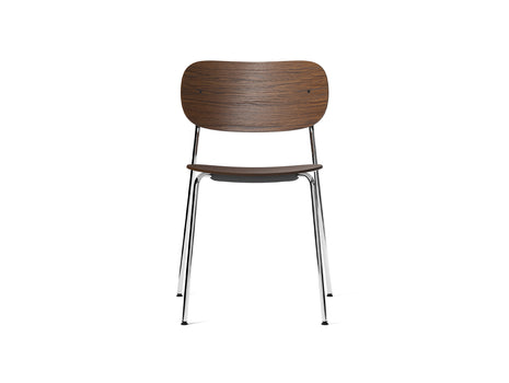Co Dining Chair by Menu - Without Armrest / Chromed Steel / Dark  Oak