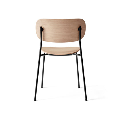 Co Dining Chair by Menu - Without Armrest / Black Powder Coated Steel / Natural Oak