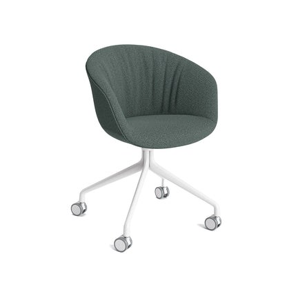 About A Chair AAC 25 Soft by HAY - Coda 962 / White Powder Coated Aluminium