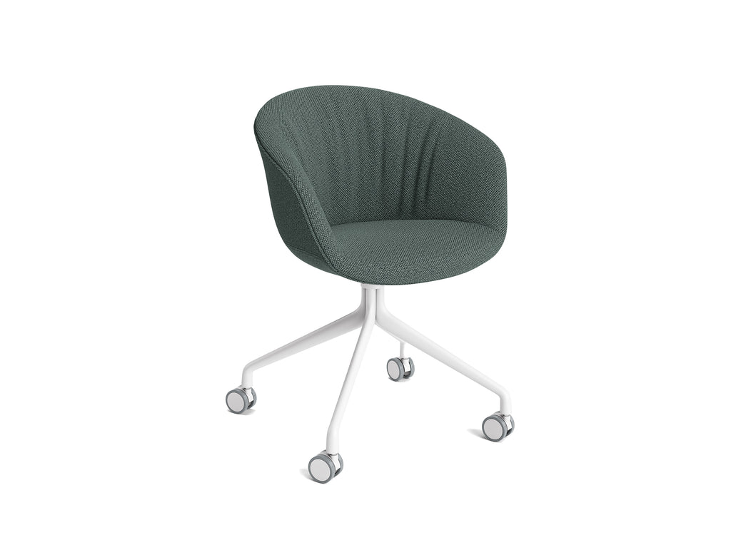About A Chair AAC 25 Soft by HAY - Coda 962 / White Powder Coated Aluminium