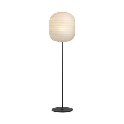 Common Floor Lamp by HAY - Oblong / Soft Black Stem / Black Steel Base