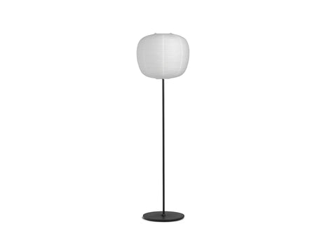 Common Floor Lamp by HAY - Peach / Soft Black Stem / Black Steel Base