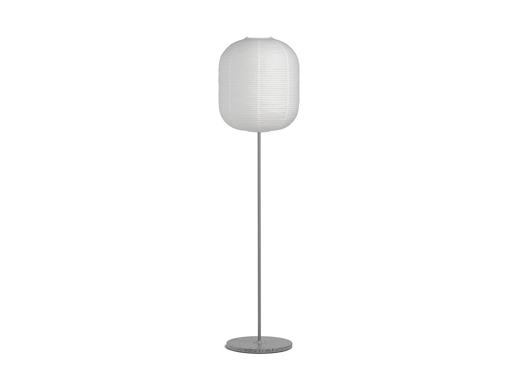 Common Floor Lamp by HAY - Oblong / Summit Grey Stem / Grey Terrazzo Base