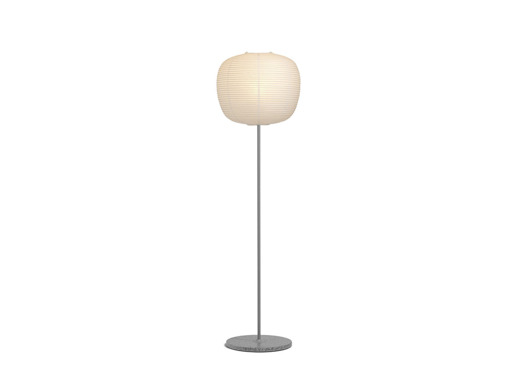 Common Floor Lamp by HAY - Peach / Summit Grey Stem / Grey Terrazzo Base