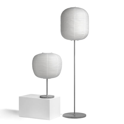 Common Floor Lamp by HAY - Summit Grey Stem / Grey Terrazzo Base