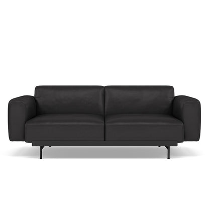 In Situ 2-Seater Modular Sofa by Muuto - Configuration 1 / Refine Leather Black