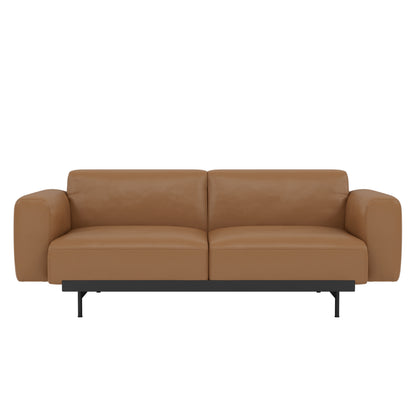 In Situ 2-Seater Modular Sofa by Muuto - Configuration 1 / Refine Leather Cognac