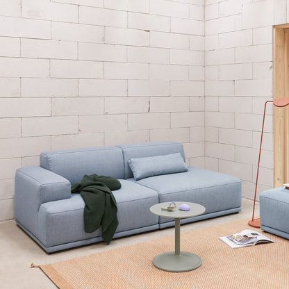 Connect Soft 2-Seater Modular Sofa by Muuto - Configuration 2 / Re-wool 718