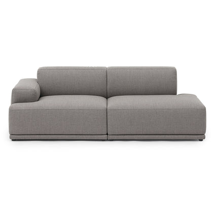 Connect Soft 2-Seater Modular Sofa by Muuto - Configuration 2 / Re-wool 128