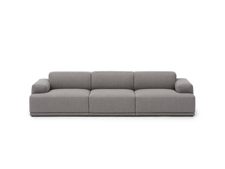 Connect Soft 3-Seater Modular Sofa by Muuto - Configuration 1 / Re-wool 128