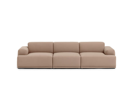 Connect Soft 3-Seater Modular Sofa by Muuto - Configuration 1 / Steelcut Trio 426