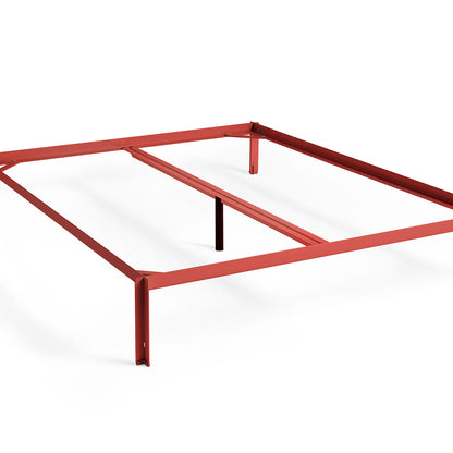 Connect Bed by HAY - King Size Bed (W 160 x L 200 cm) / Marron Red