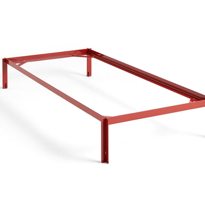 Connect Bed by HAY - Single Size Bed (W 90 x L 200 cm)  / Maroon Red