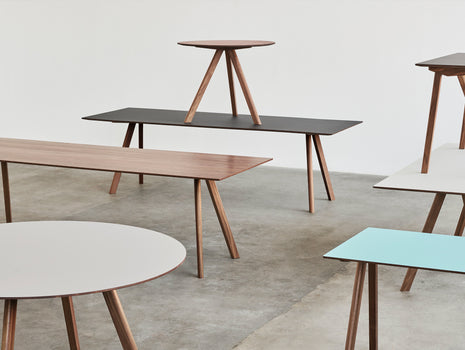 HAY Copenhague table and desk series in Walnut