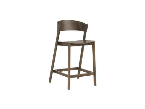 Cover Counter Stool by Muuto - Stained Dark Brown Oak 
